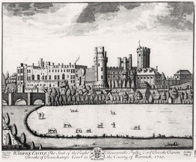 Warwick Castle, the Seat of Lord Brooke, Baron Brooke of Beauchamps Court, 1710 by English School